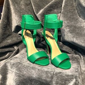 Green 5” High Heels